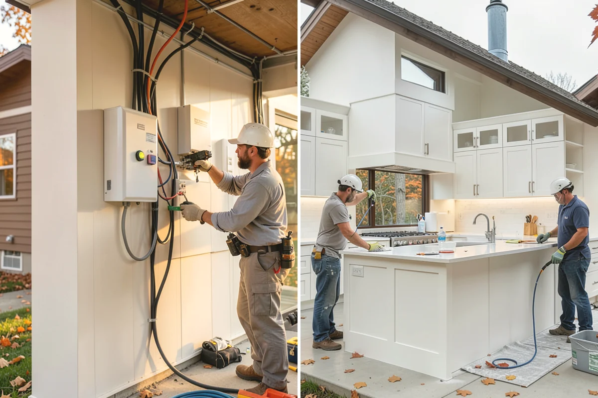 Water Line Installation in Mountlake Terrace, Snohomish County, WA - Locate the existing line and mark all underground utilities