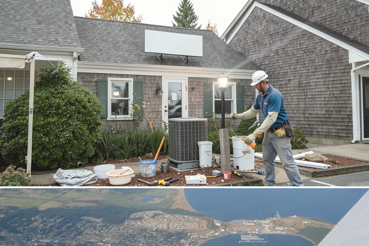 Water Line Installation in Oak Harbor, Island County, WA - Dry-season ground is easier and cleaner to excavate, so late spring through early fall is the ideal window for trenching.