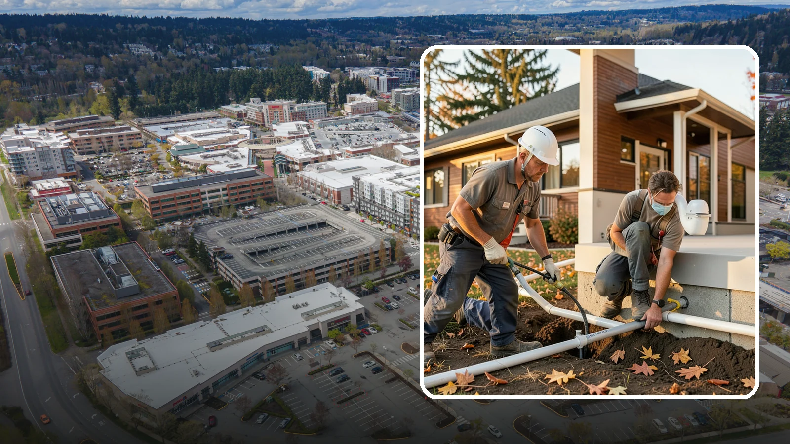 Water Line Installation in Redmond, King County, WA - We install or replace the main water service line that carries water from the meter into your home.