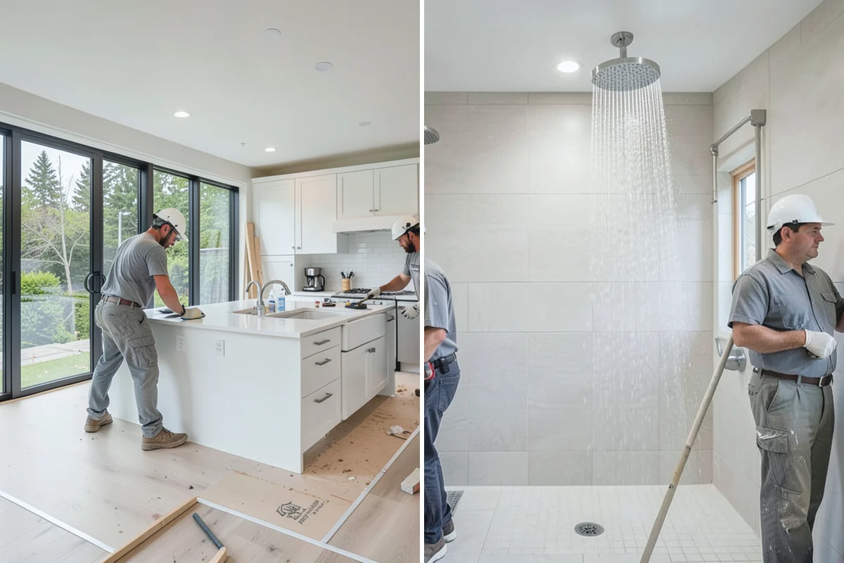 Water Line Installation in Redmond, King County, WA - Locate the existing line and mark all underground utilities