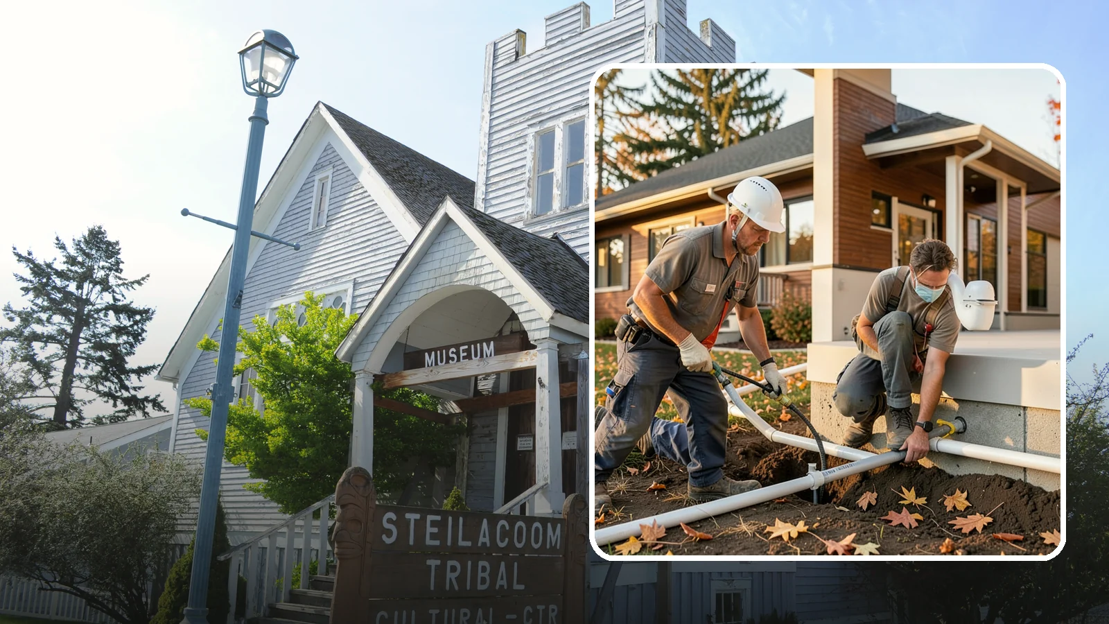 Water Line Installation in Steilacoom, Pierce County, WA - We install or replace the main water service line that carries water from the meter into your home.