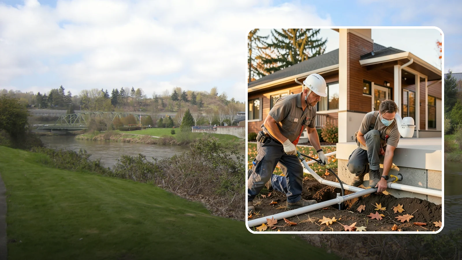 Water Line Installation in Tukwila, King County, WA - We install or replace the main water service line that carries water from the meter into your home.