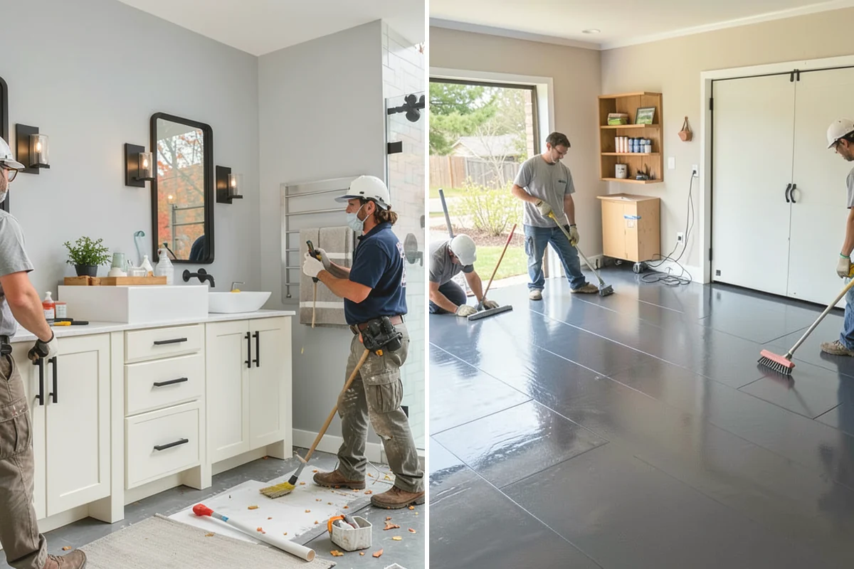 Waterfall Countertop Installation in Black Diamond, King County, WA - Select the slab and plan vein-matched miters