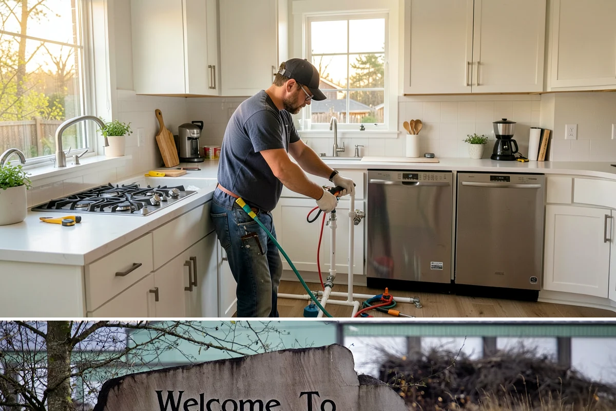 Waterfall Countertop Installation in Buckley, Pierce County, WA - Waterfall countertops install indoors year-round, so the PNW climate never delays your island upgrade.