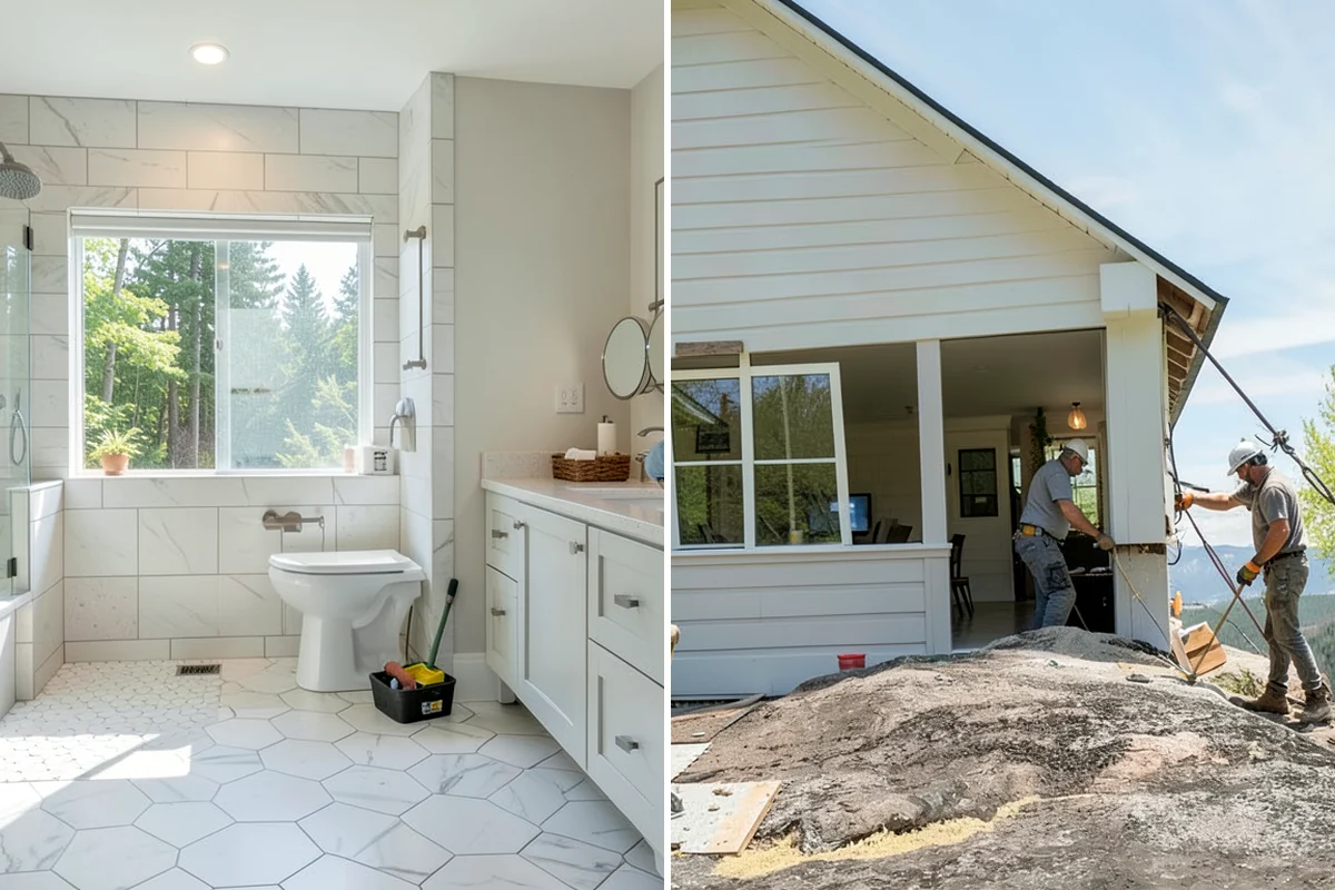 Waterfall Countertop Installation in Clyde Hill, King County, WA - Select the slab and plan vein-matched miters