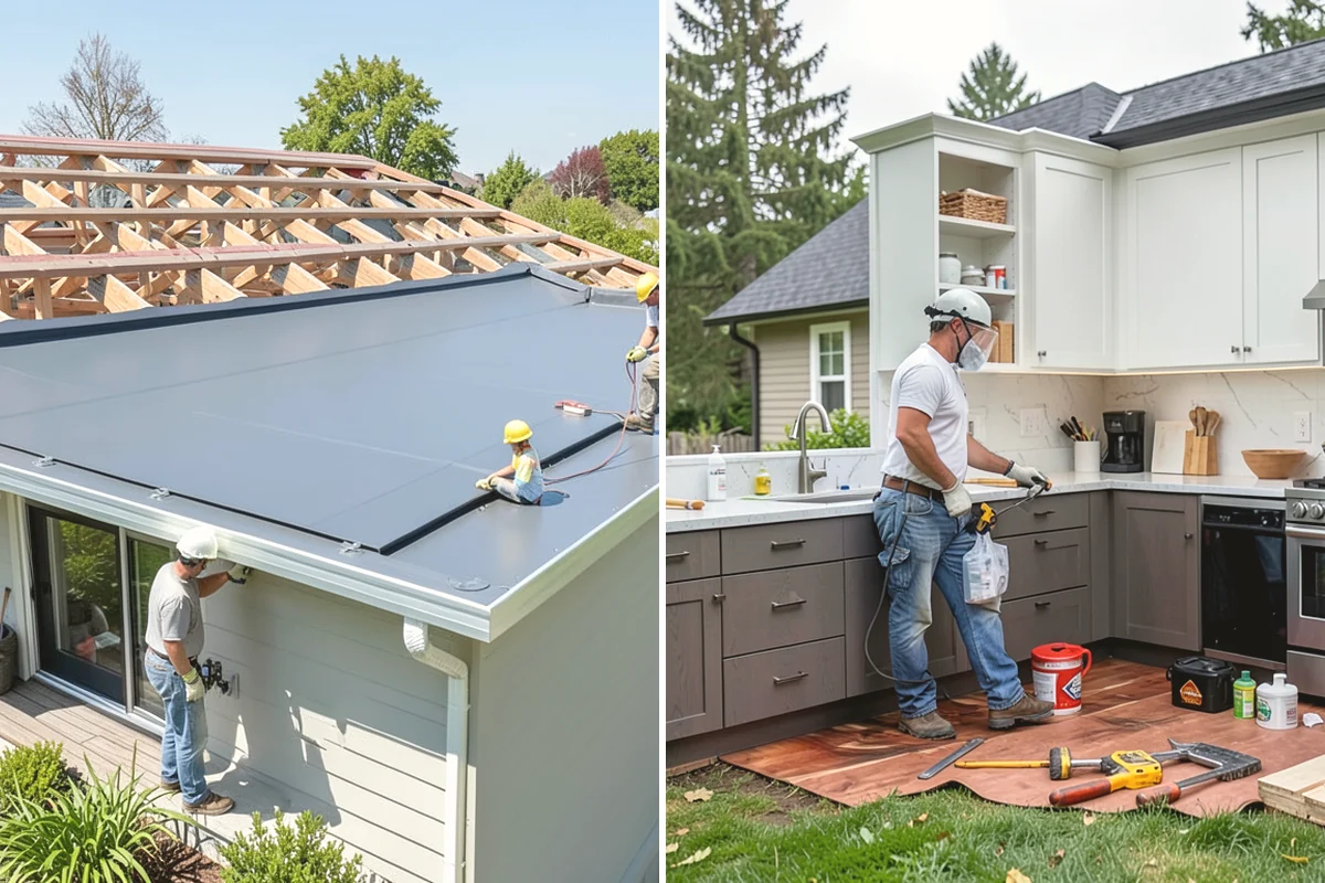Waterfall Countertop Installation in Duvall, King County, WA - Select the slab and plan vein-matched miters