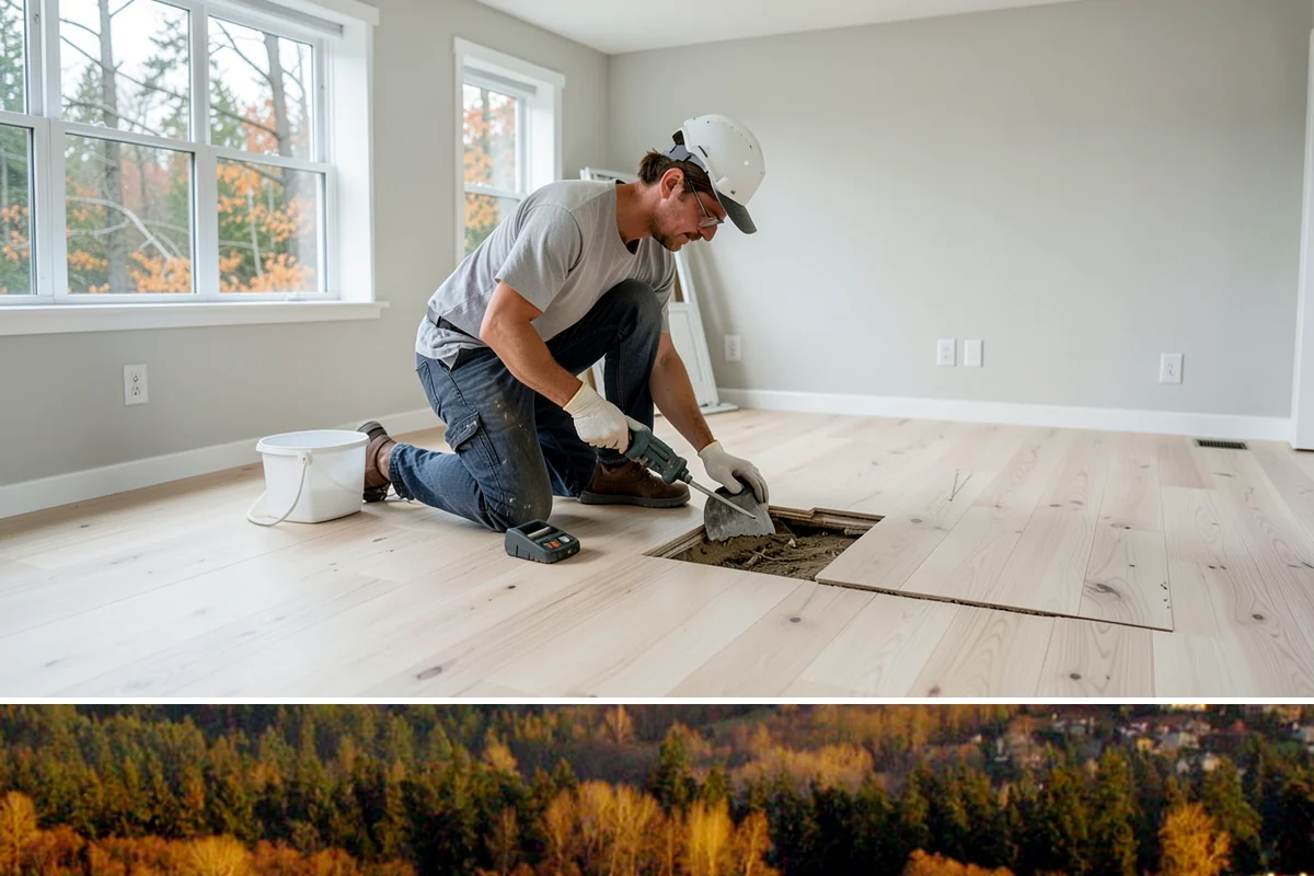 Waterfall Countertop Installation in Kenmore, King County, WA - Waterfall countertops install indoors year-round, so the PNW climate never delays your island upgrade.