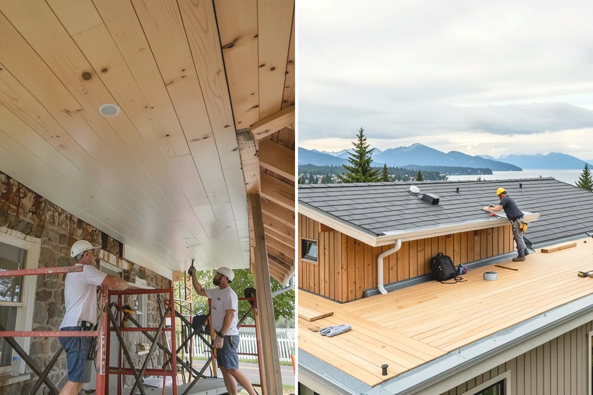 Waterfall Countertop Installation in Mill Creek, Snohomish County, WA - Select the slab and plan vein-matched miters