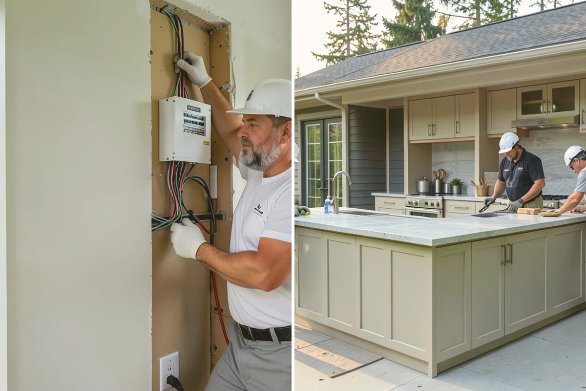 Waterfall Countertop Installation in Mount Vernon, Skagit County, WA - Select the slab and plan vein-matched miters