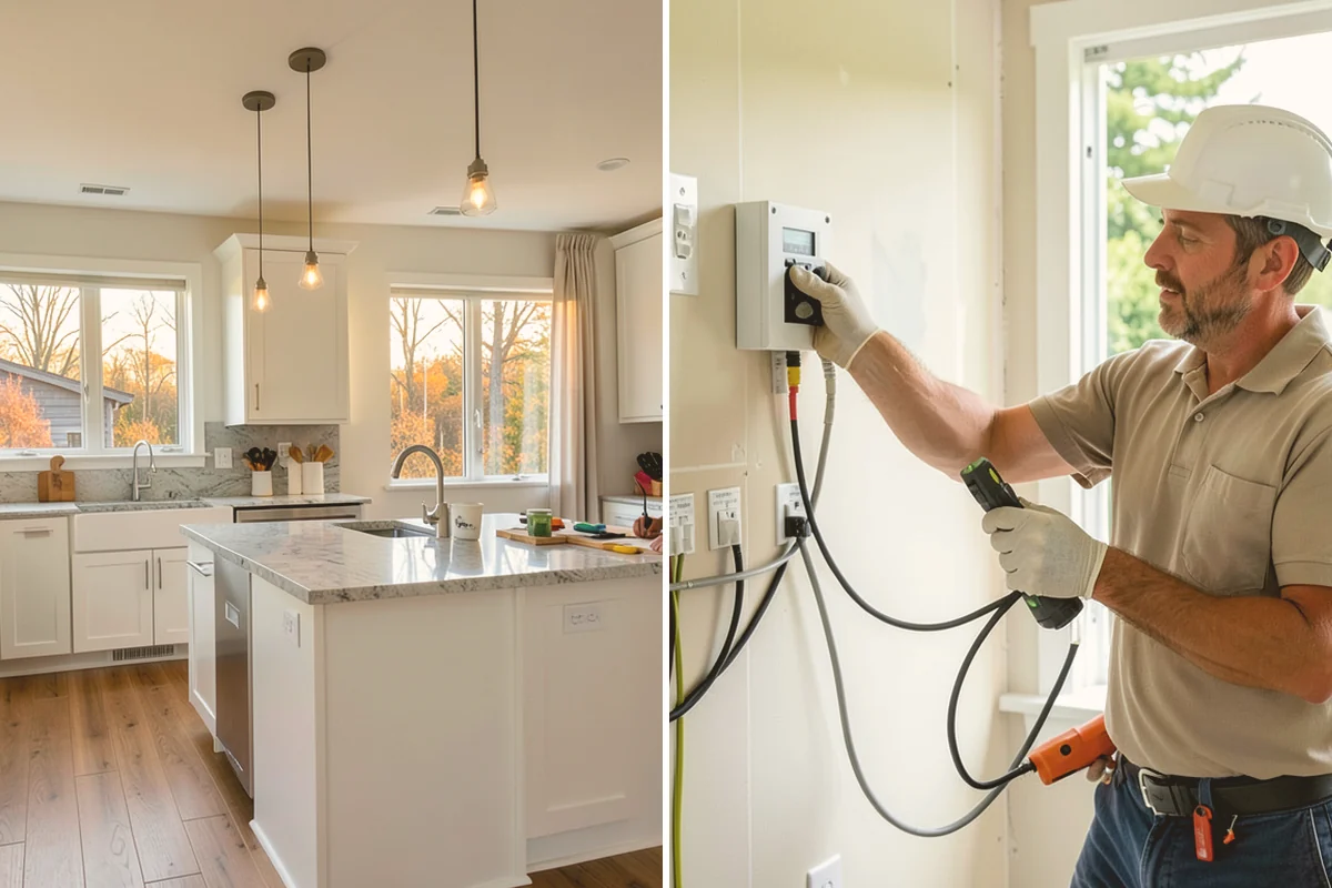 Waterfall Countertop Installation in Orting, Pierce County, WA - Select the slab and plan vein-matched miters