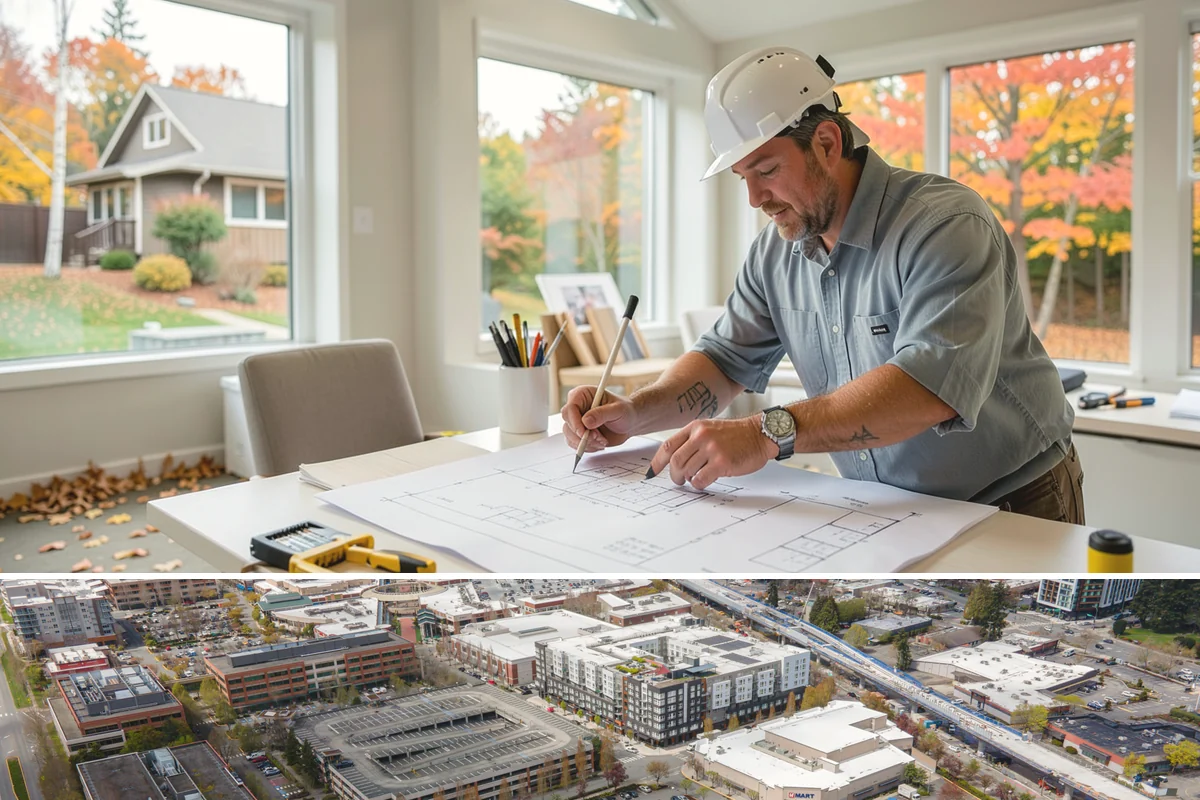 Waterfall Countertop Installation in Redmond, King County, WA - Waterfall countertops install indoors year-round, so the PNW climate never delays your island upgrade.