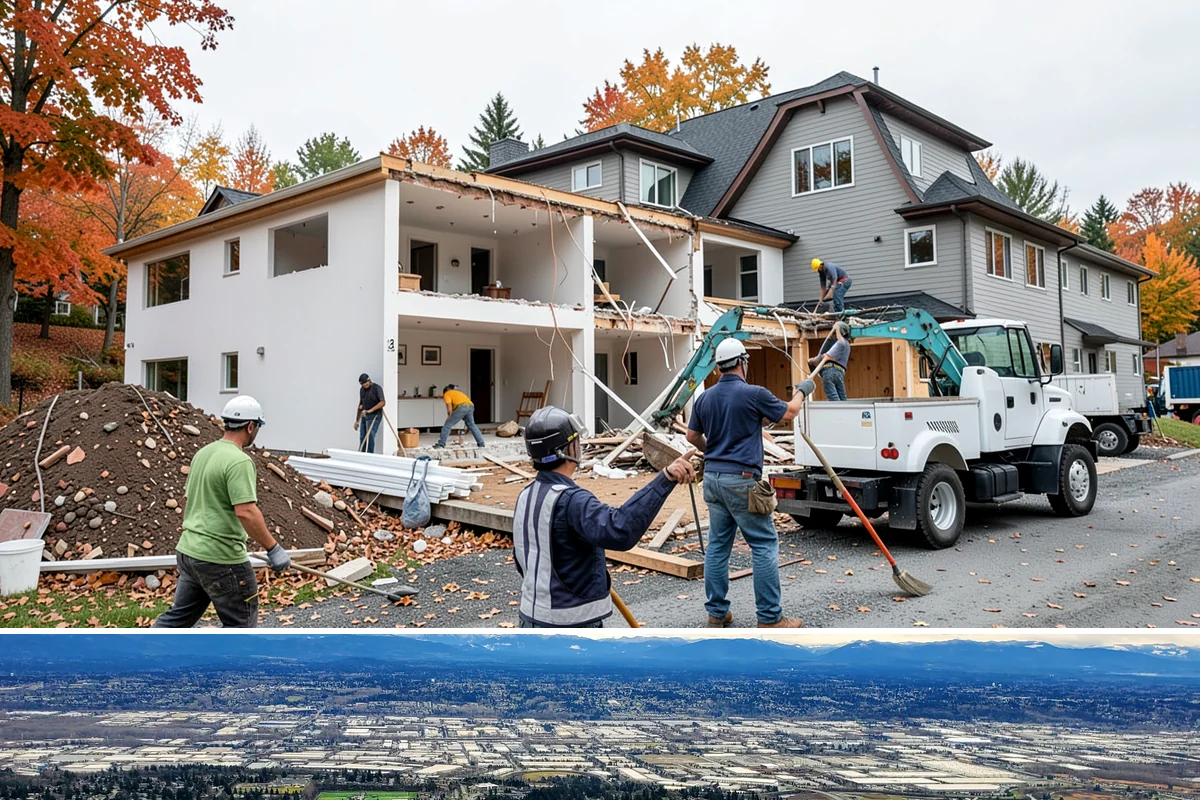 Waterfall Countertop Installation in SeaTac, King County, WA - Waterfall countertops install indoors year-round, so the PNW climate never delays your island upgrade.