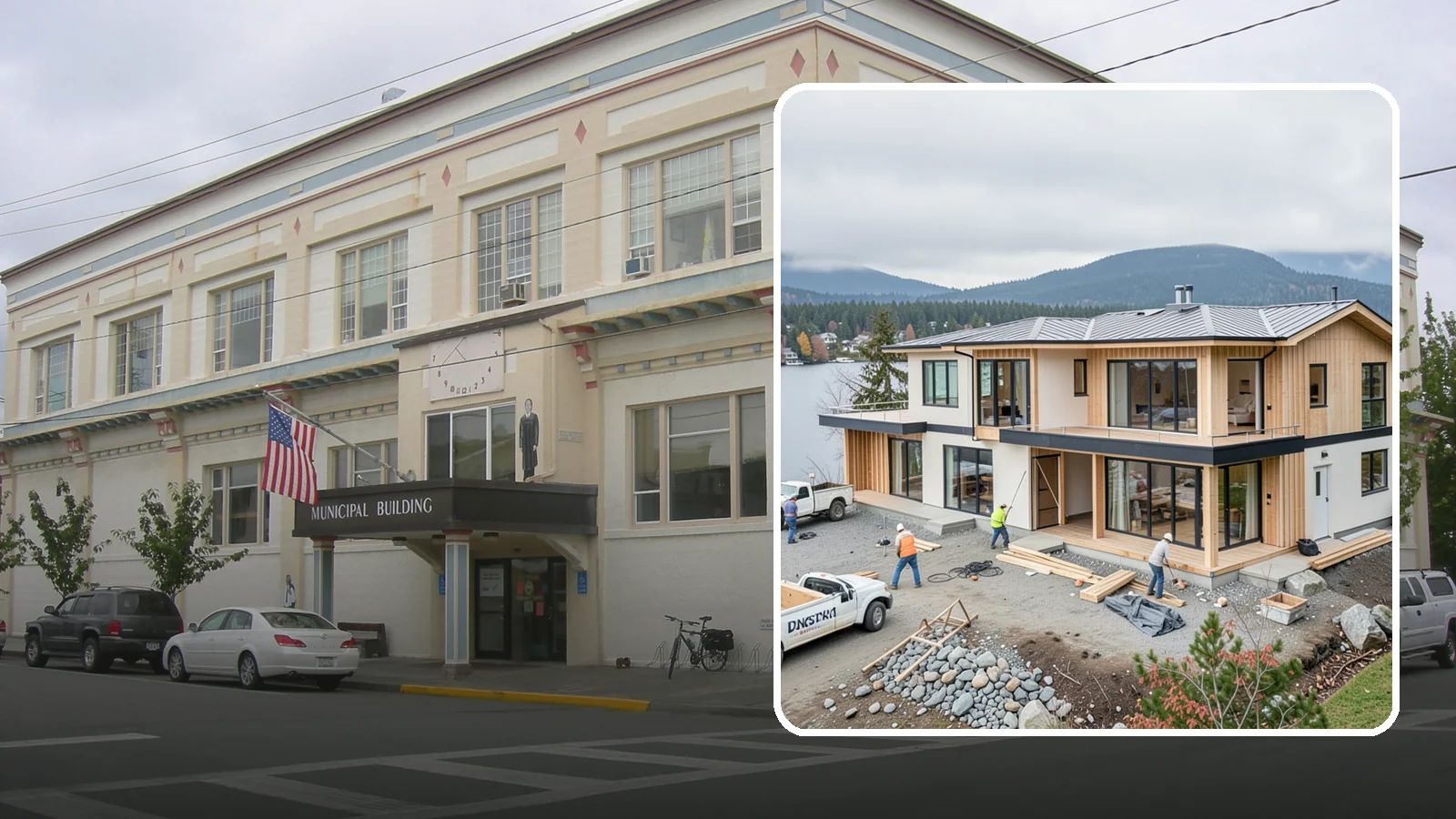 Waterfront Home Construction in Anacortes, Skagit County, WA - Custom homes engineered for shoreline lots along Puget Sound, lakes, and rivers.