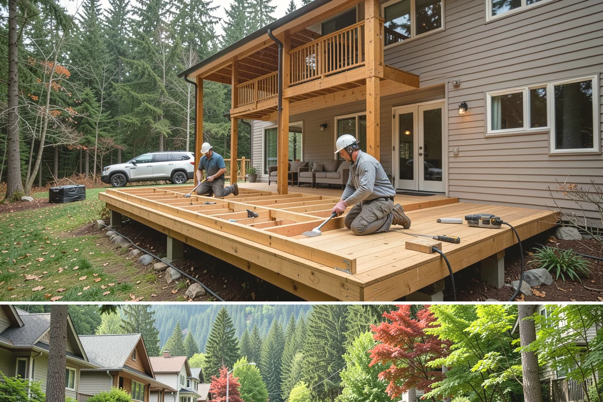 Waterfront Home Construction in Darrington, Snohomish County, WA - Waterfront excavation and foundation work are scheduled for low-water summer conditions to keep the site workable and dry.
