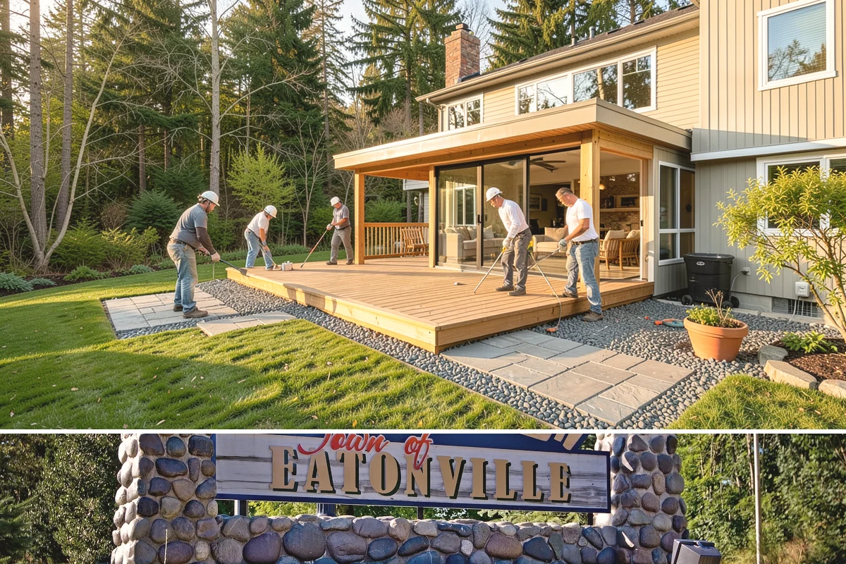 Waterfront Home Construction in Eatonville, Pierce County, WA - Waterfront excavation and foundation work are scheduled for low-water summer conditions to keep the site workable and dry.