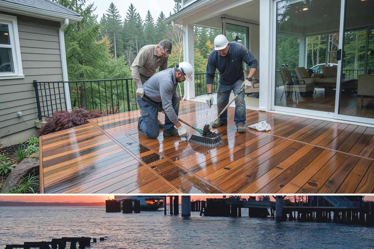 Waterfront Home Construction in Edmonds, Snohomish County, WA - Waterfront excavation and foundation work are scheduled for low-water summer conditions to keep the site workable and dry.