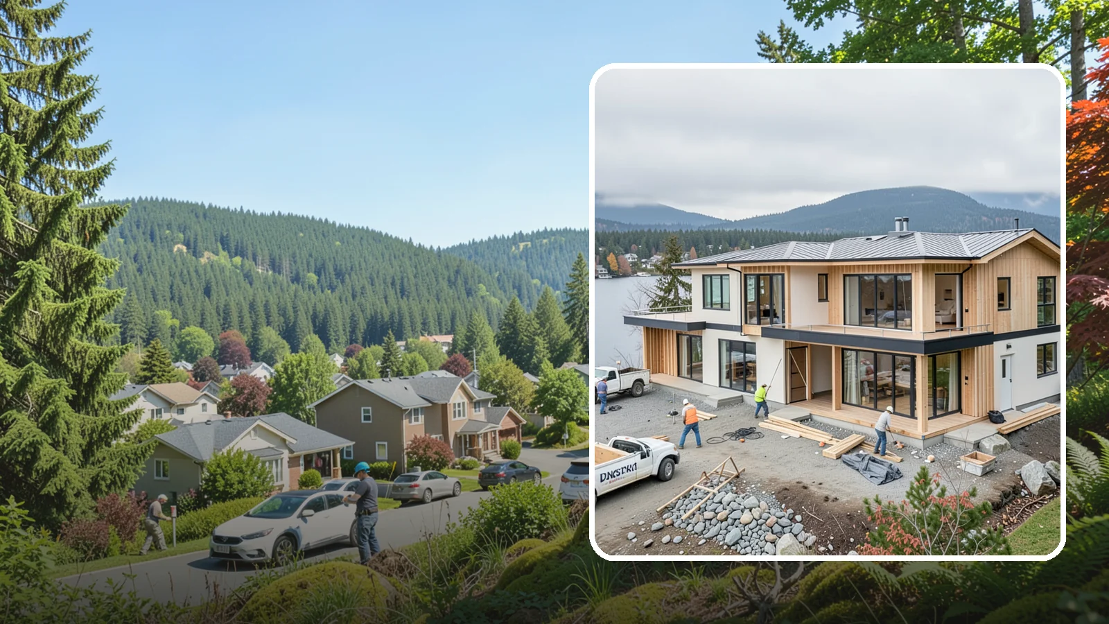 Waterfront Home Construction in Index, Snohomish County, WA - Custom homes engineered for shoreline lots along Puget Sound, lakes, and rivers.
