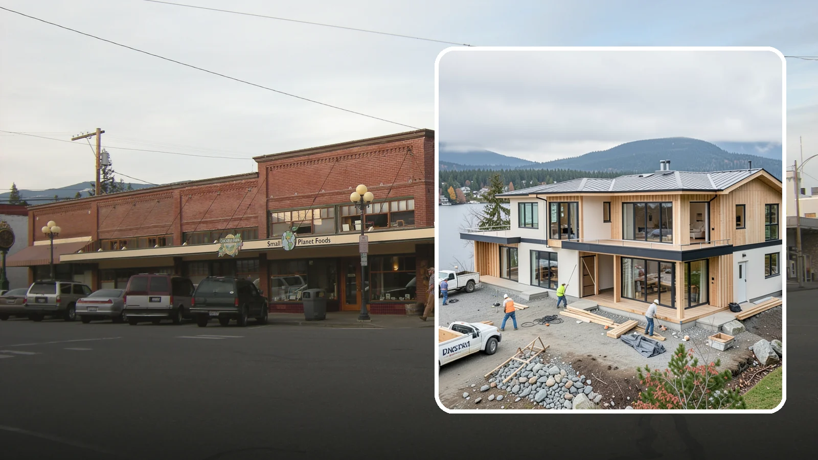 Waterfront Home Construction in Sedro-Woolley, Skagit County, WA - Custom homes engineered for shoreline lots along Puget Sound, lakes, and rivers.