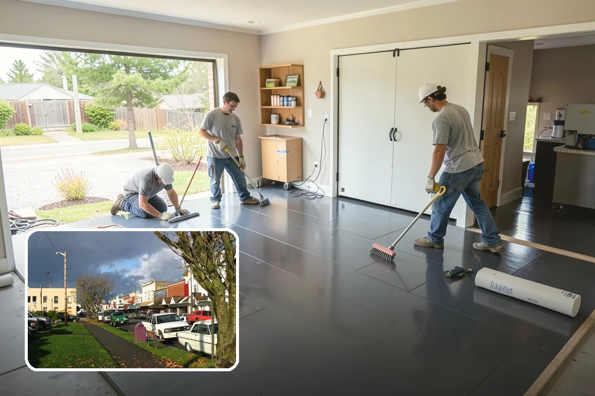 Waterproof Deck Coating in Arlington, Snohomish County, WA - Keeps the space below your deck dry
