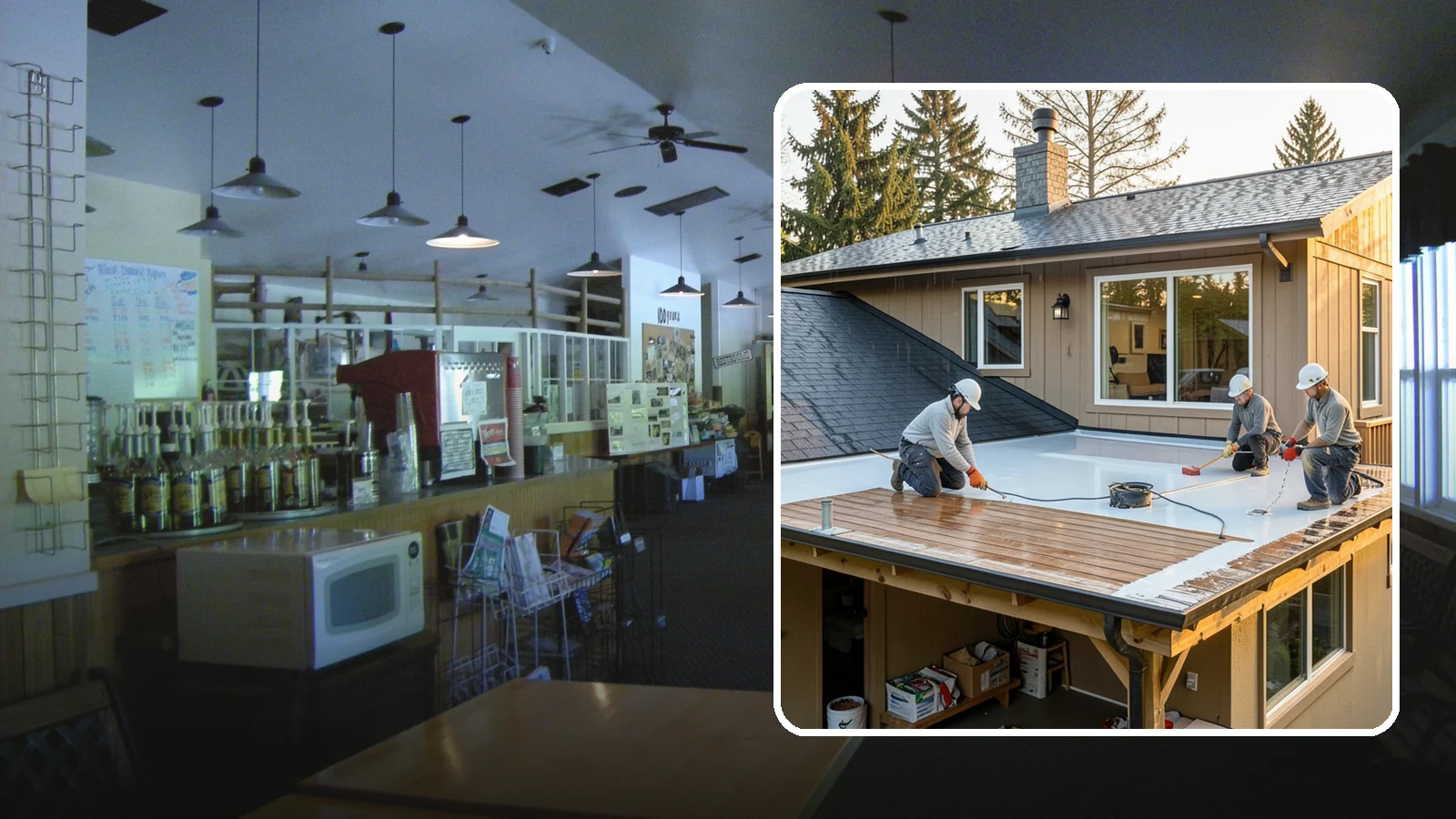 Waterproof Deck Coating in Black Diamond, King County, WA - Waterproof deck coating that seals surfaces and protects the living space below from rain.