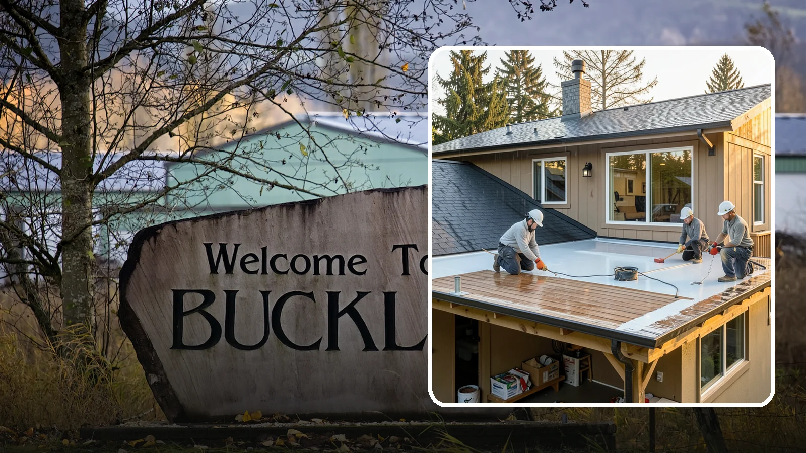 Waterproof Deck Coating in Buckley, Pierce County, WA - Waterproof deck coating that seals surfaces and protects the living space below from rain.