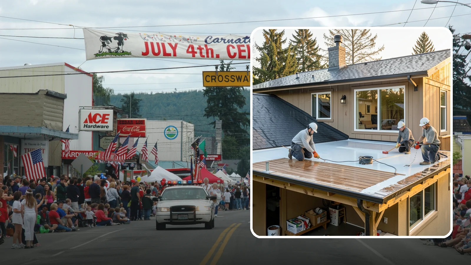 Waterproof Deck Coating in Carnation, King County, WA - Waterproof deck coating that seals surfaces and protects the living space below from rain.