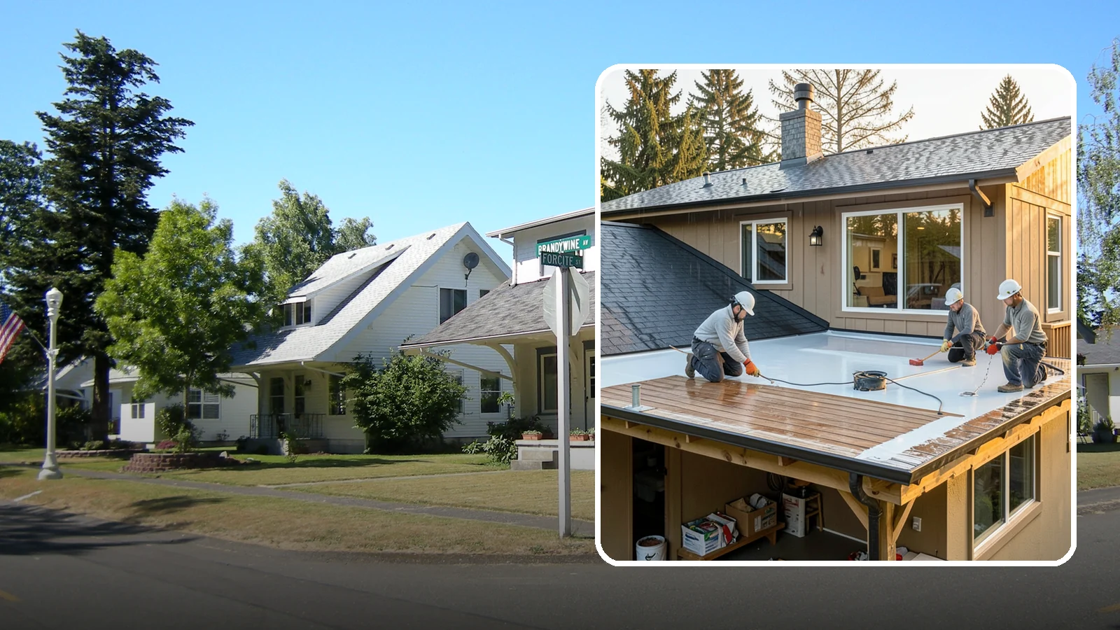 Waterproof Deck Coating in DuPont, Pierce County, WA - Waterproof deck coating that seals surfaces and protects the living space below from rain.