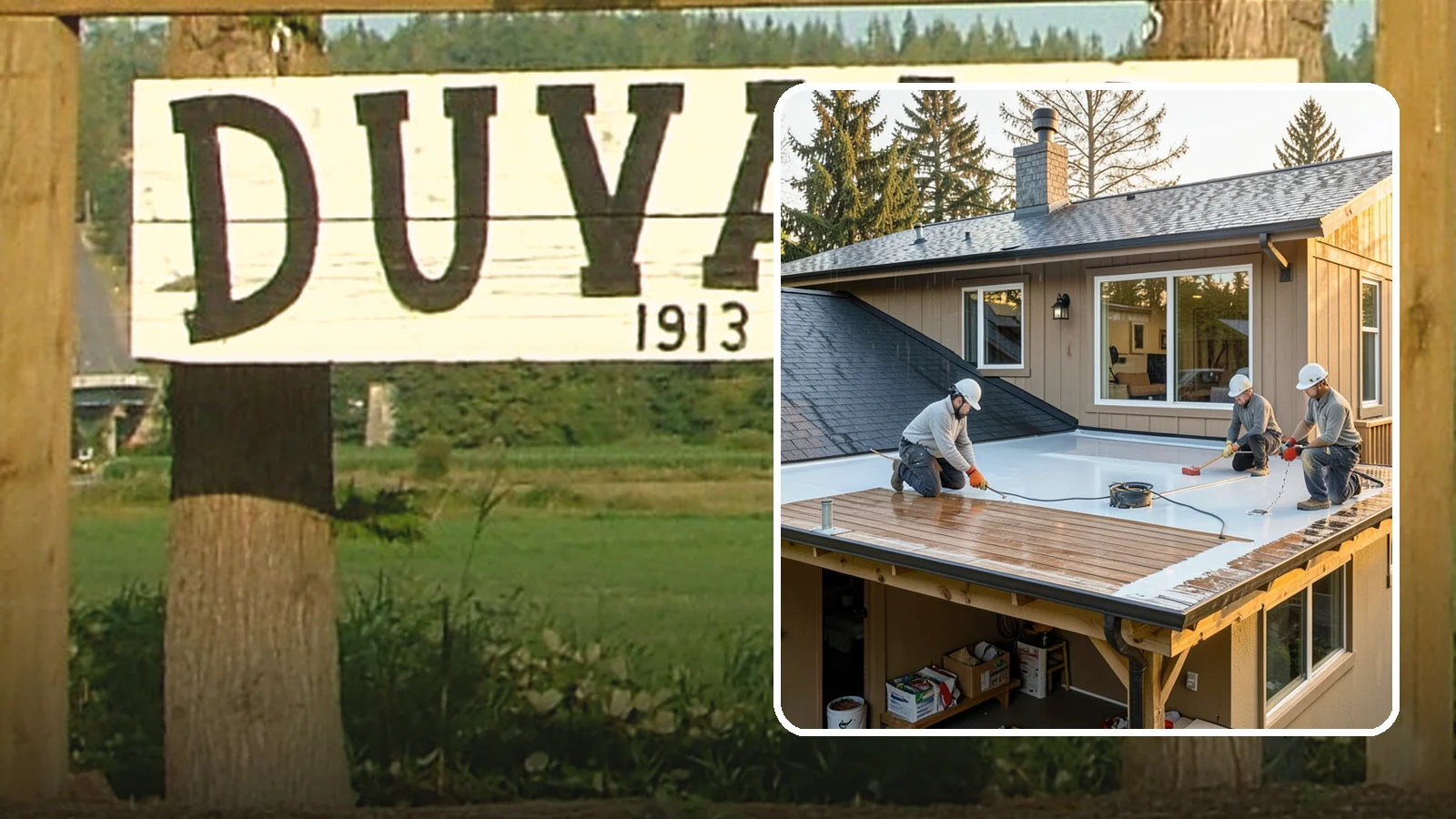 Waterproof Deck Coating in Duvall, King County, WA - Waterproof deck coating that seals surfaces and protects the living space below from rain.