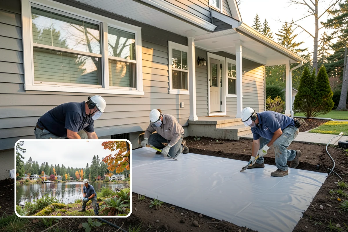 Waterproof Deck Coating in La Conner, Skagit County, WA - Keeps the space below your deck dry