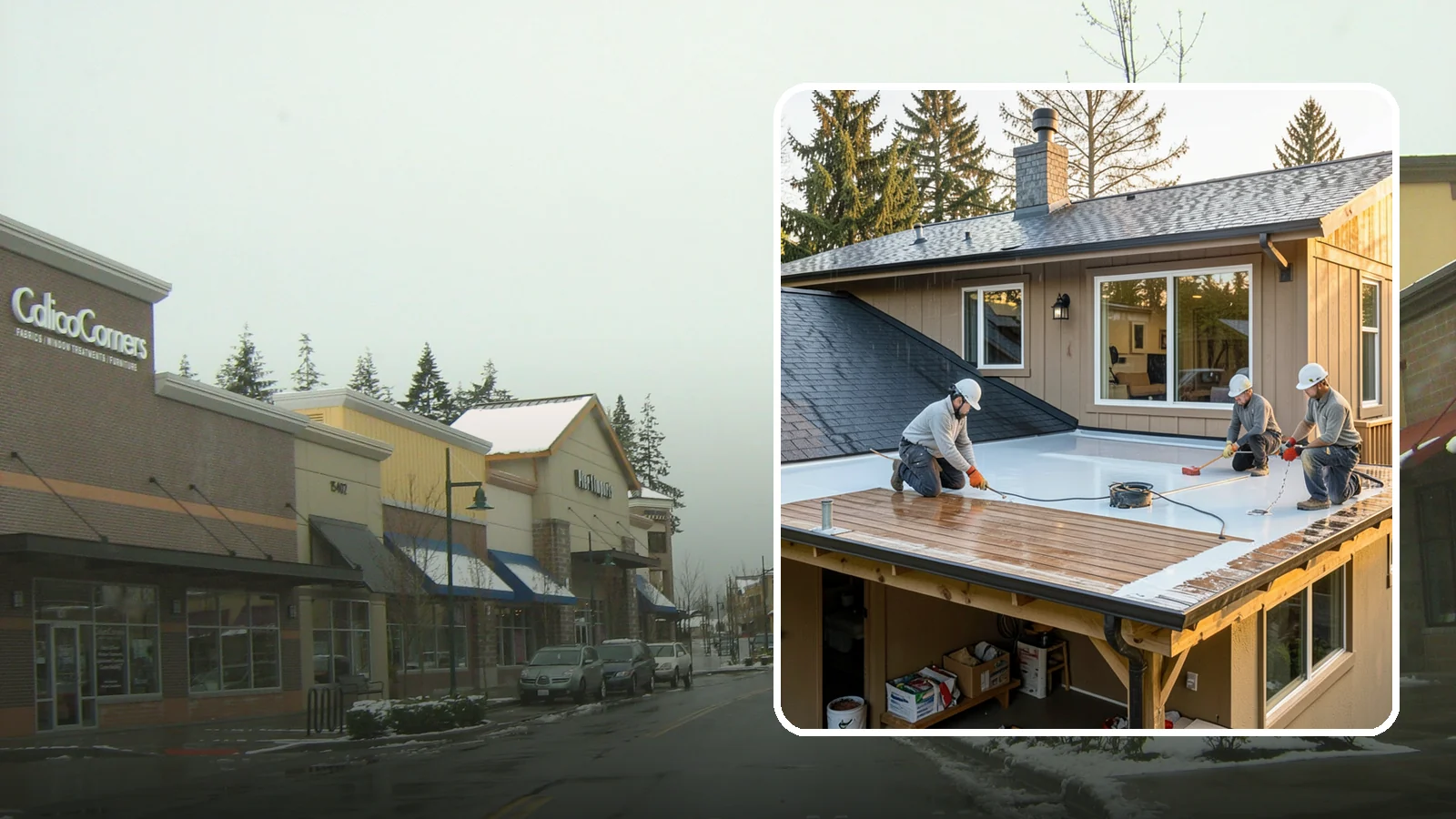 Waterproof Deck Coating in Mill Creek, Snohomish County, WA - Waterproof deck coating that seals surfaces and protects the living space below from rain.