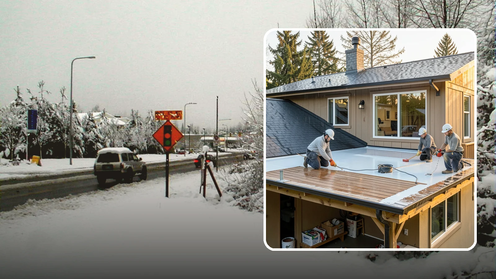 Waterproof Deck Coating in Newcastle, King County, WA - Waterproof deck coating that seals surfaces and protects the living space below from rain.