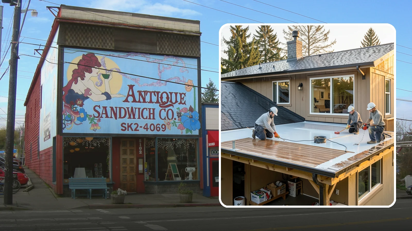 Waterproof Deck Coating in Ruston, Pierce County, WA - Waterproof deck coating that seals surfaces and protects the living space below from rain.