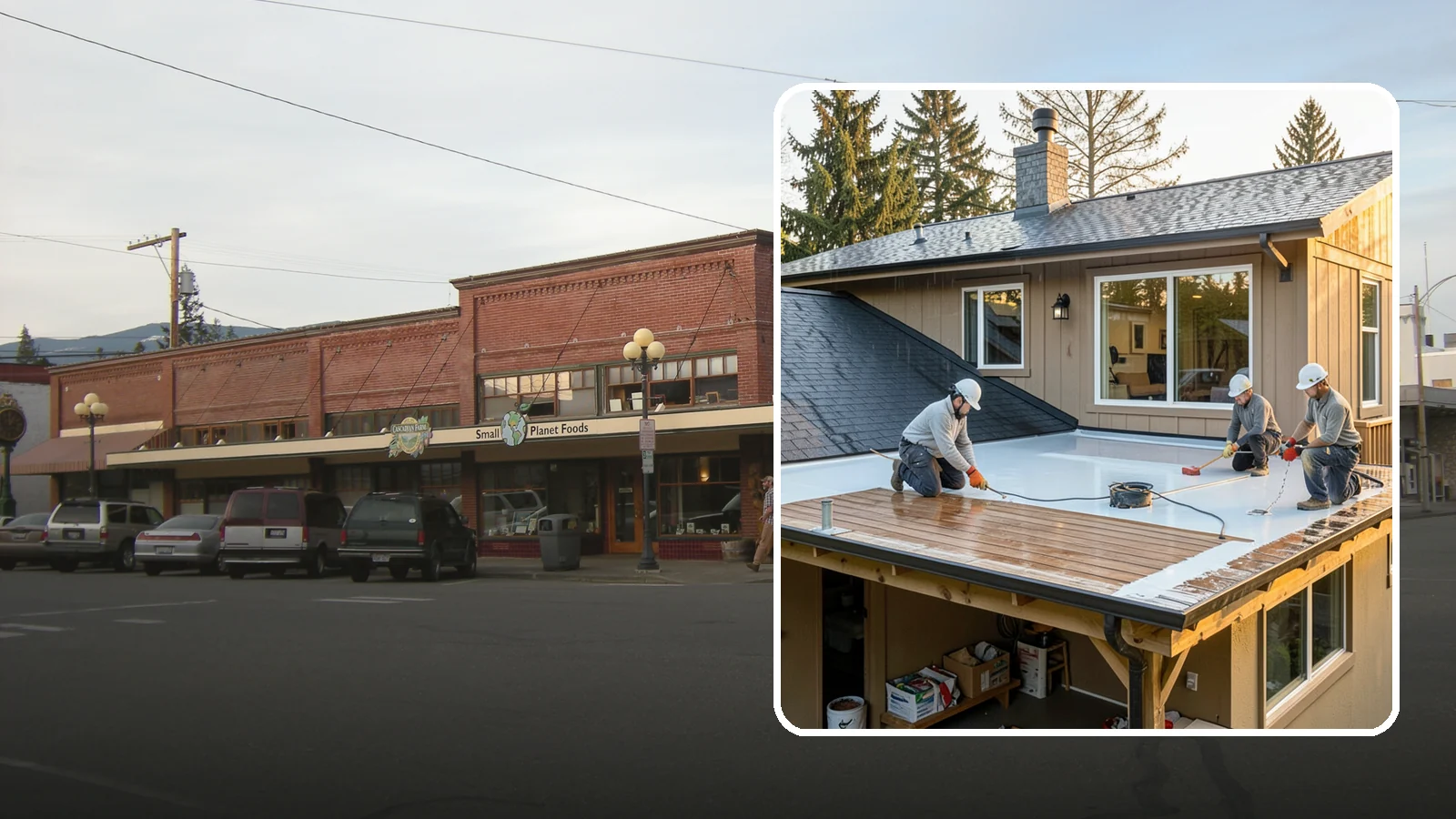Waterproof Deck Coating in Sedro-Woolley, Skagit County, WA - Waterproof deck coating that seals surfaces and protects the living space below from rain.