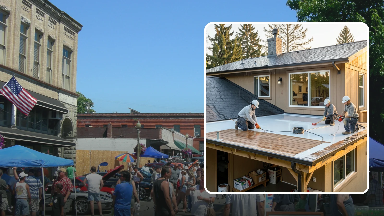 Waterproof Deck Coating in Snohomish, Snohomish County, WA - Waterproof deck coating that seals surfaces and protects the living space below from rain.