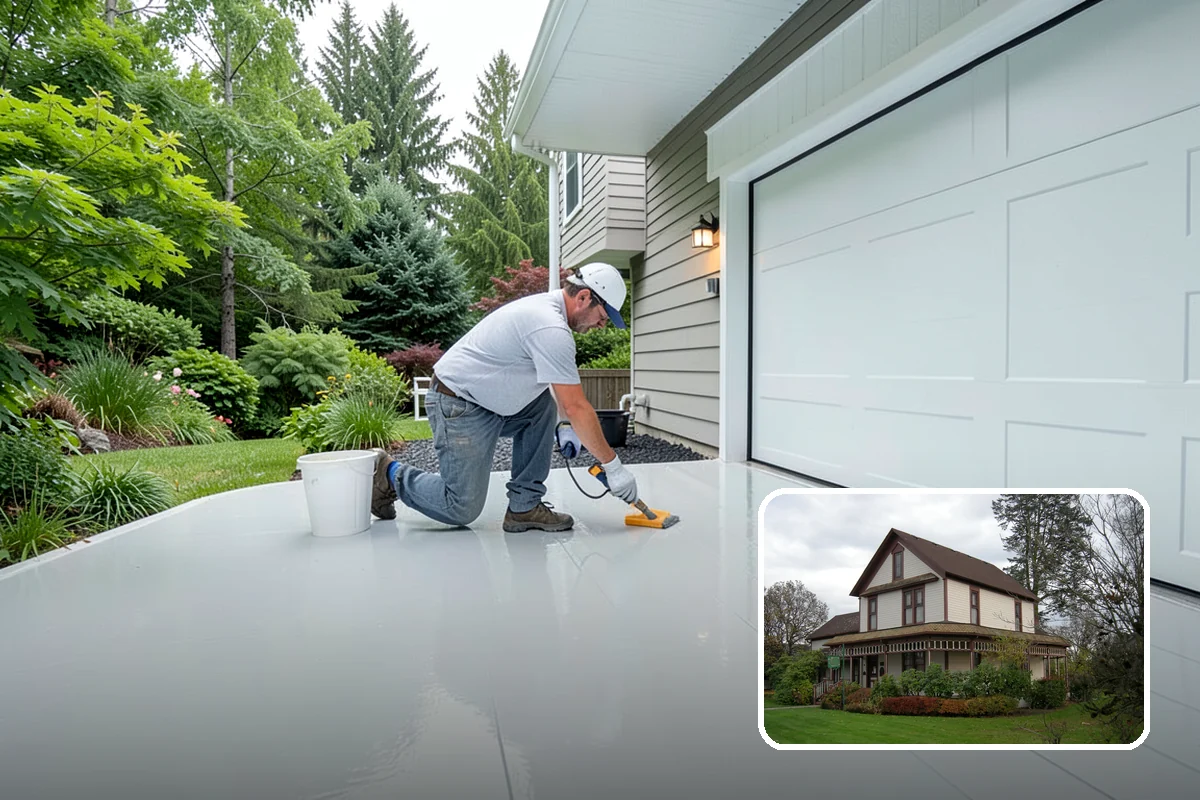 Waterproof Deck Coating in Sumner, Pierce County, WA - Keeps the space below your deck dry