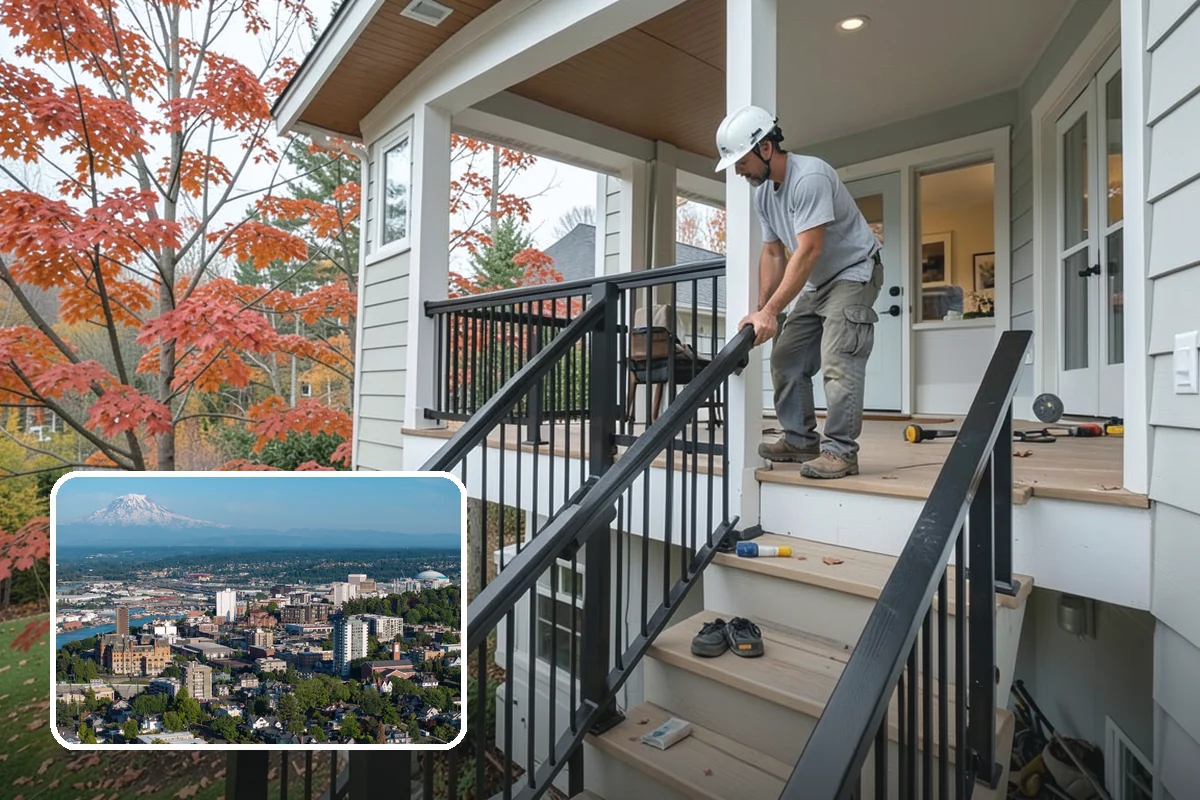 Waterproof Deck Coating in Tacoma, Pierce County, WA - Keeps the space below your deck dry