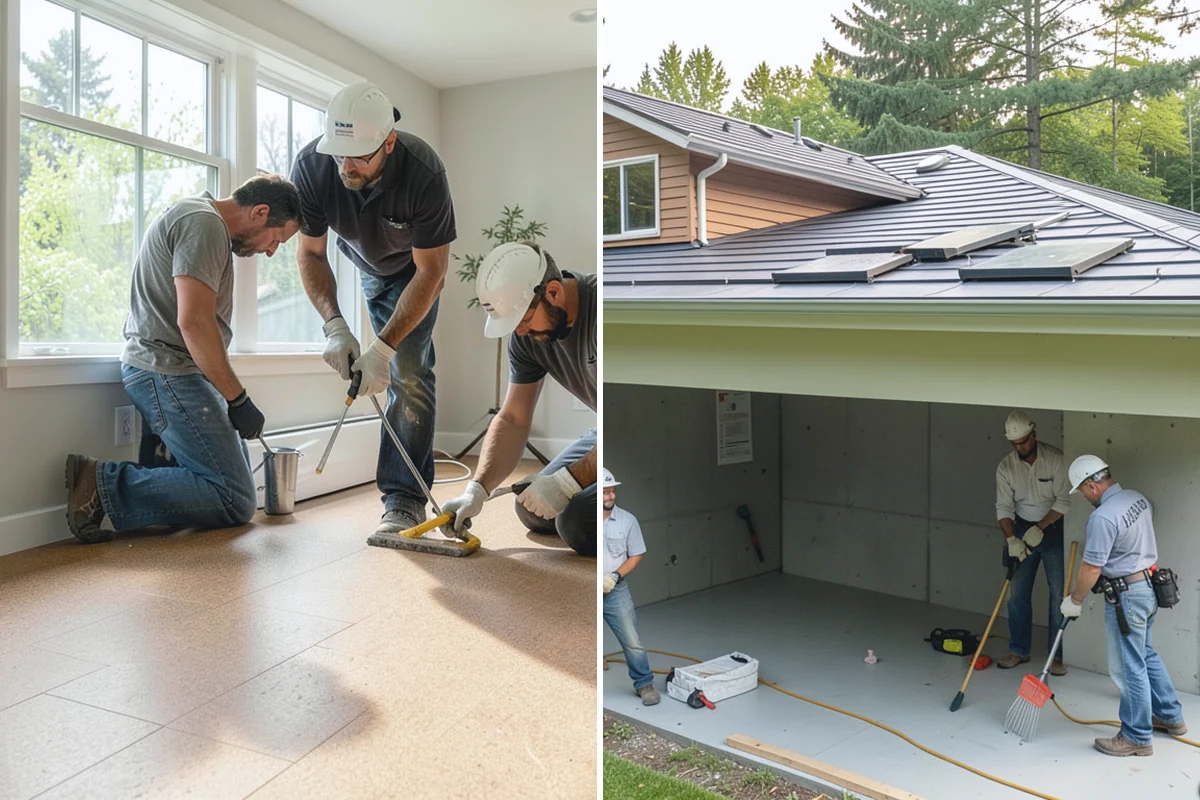 Waterproof Deck Coating in Woodinville, King County, WA - Inspect the substrate and confirm proper slope