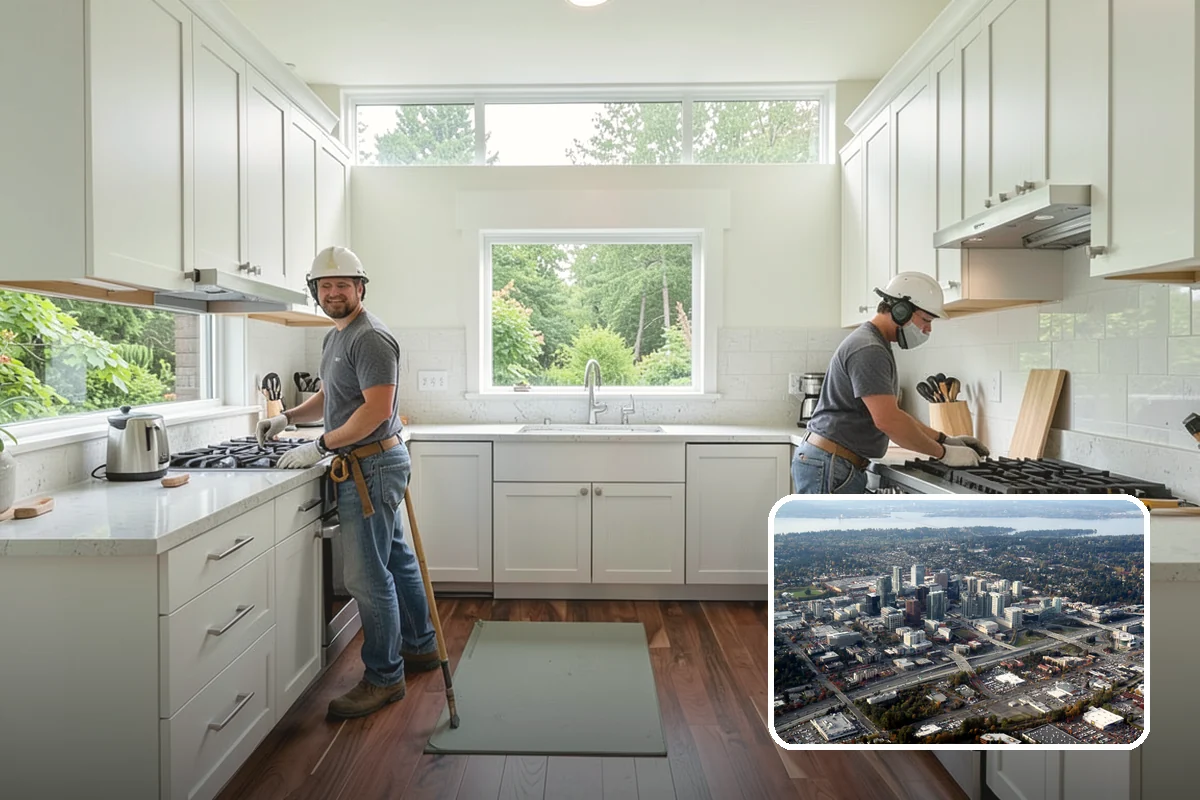 Weatherproofing in Bellevue, King County, WA - Blocks wind-driven rain intrusion common along Puget Sound