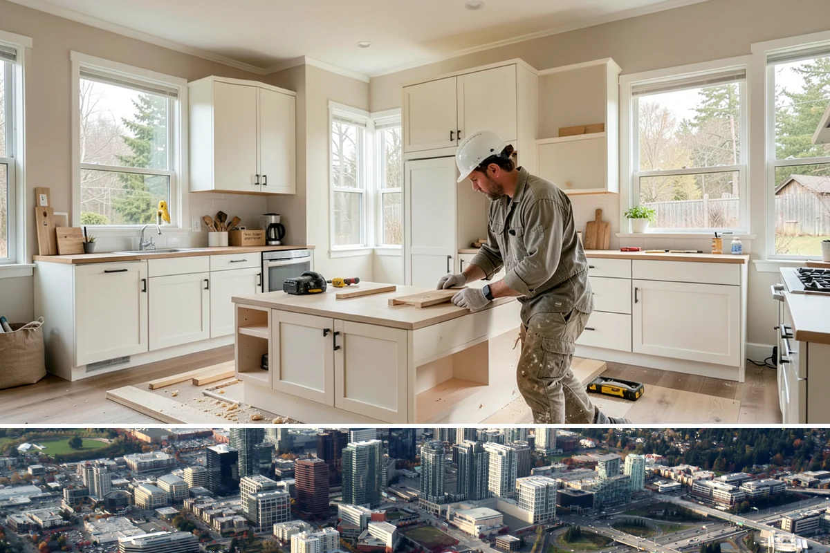 Weatherproofing in Bellevue, King County, WA - Late summer and early fall are ideal so sealants cure fully before the rainy season sets in.