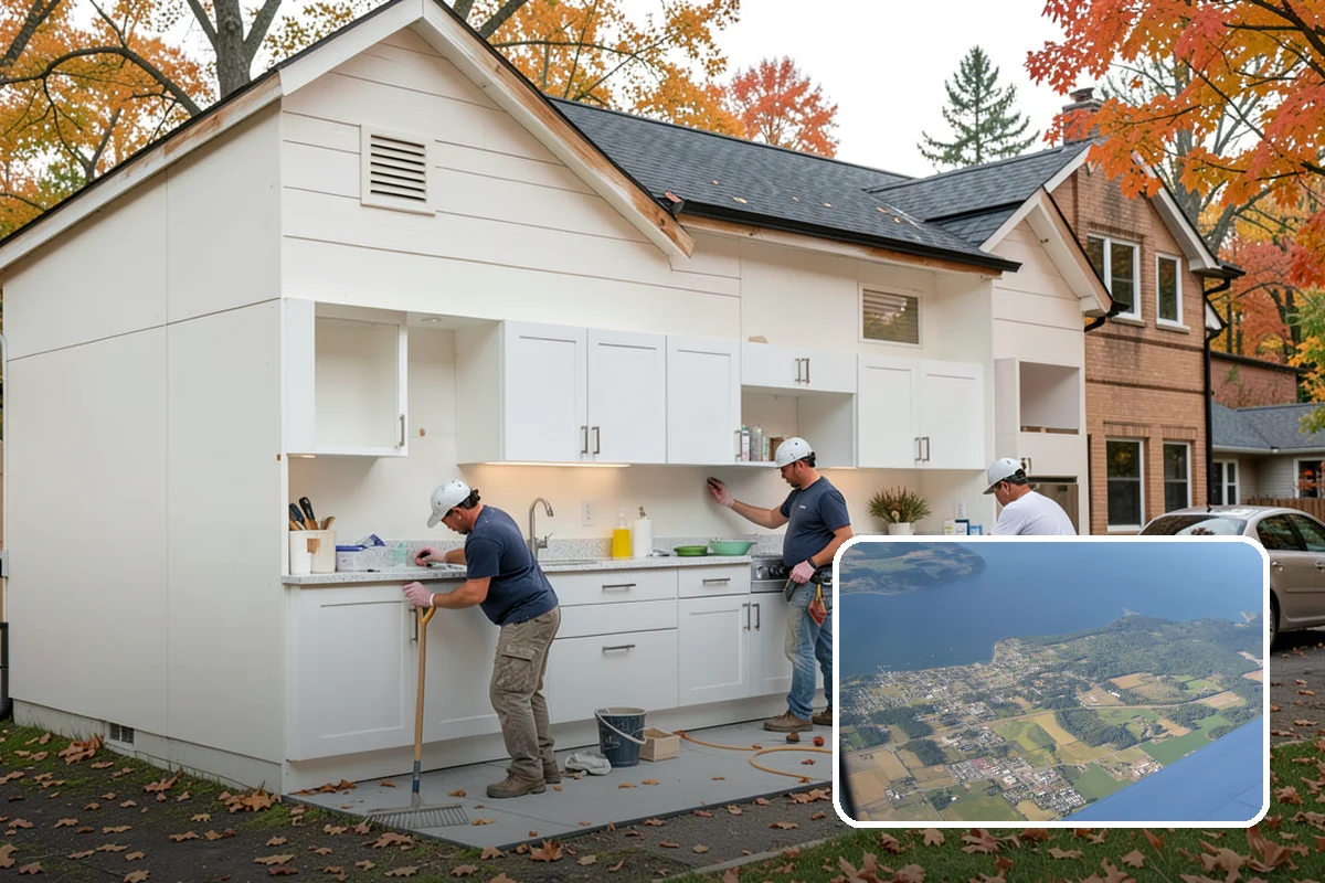 Weatherproofing in Coupeville, Island County, WA - Blocks wind-driven rain intrusion common along Puget Sound