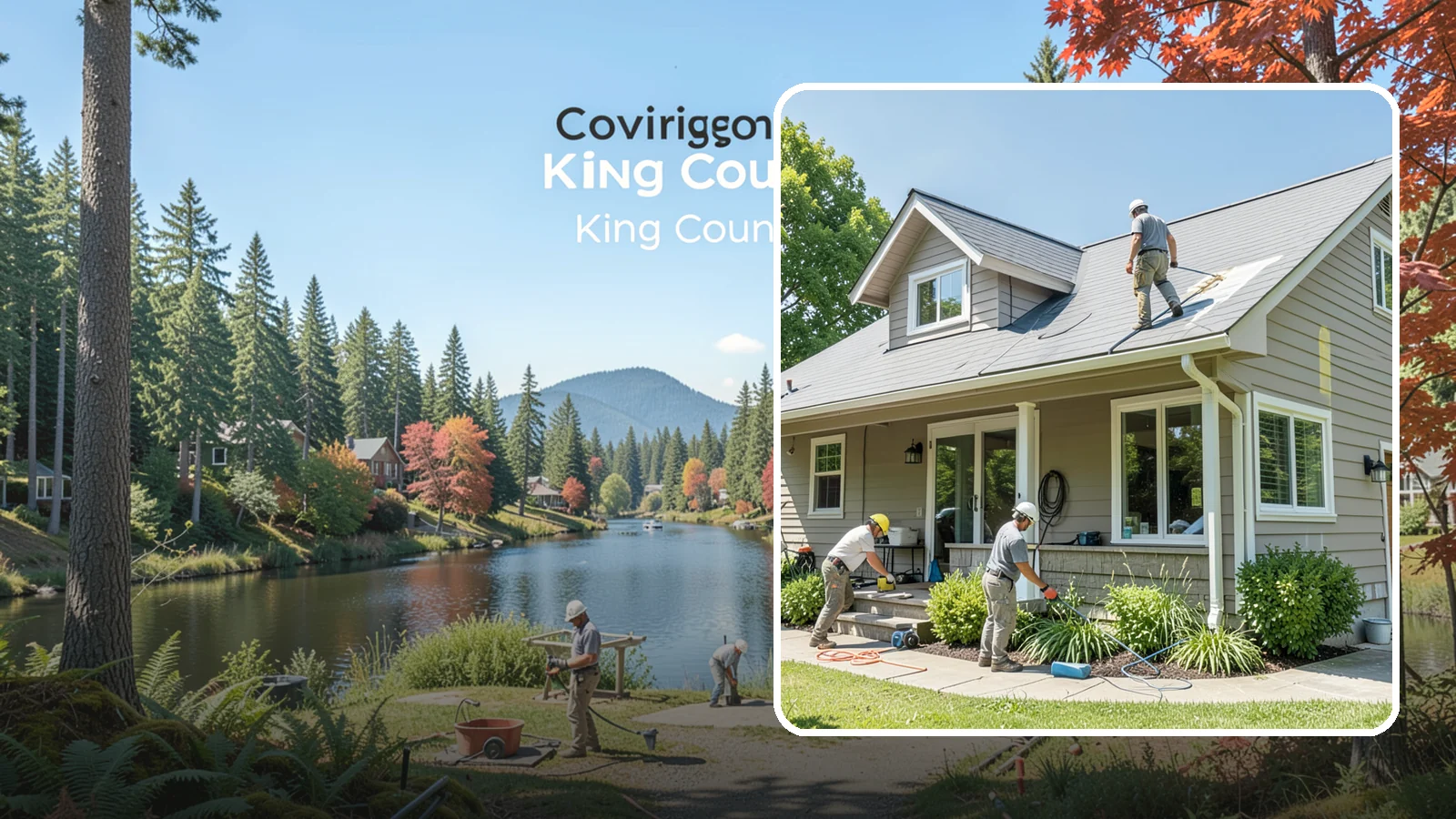 Weatherproofing in Covington, King County, WA - Comprehensive weatherproofing that seals your Western Washington home against wind-driven rain and Puget Sound damp.