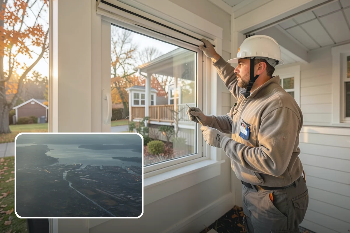 Weatherproofing in Fife, Pierce County, WA - Blocks wind-driven rain intrusion common along Puget Sound