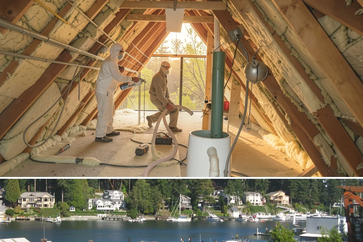 Weatherproofing in Gig Harbor, Pierce County, WA - Late summer and early fall are ideal so sealants cure fully before the rainy season sets in.