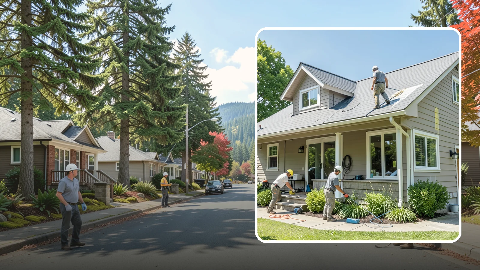 Weatherproofing in Hunts Point, King County, WA - Comprehensive weatherproofing that seals your Western Washington home against wind-driven rain and Puget Sound damp.
