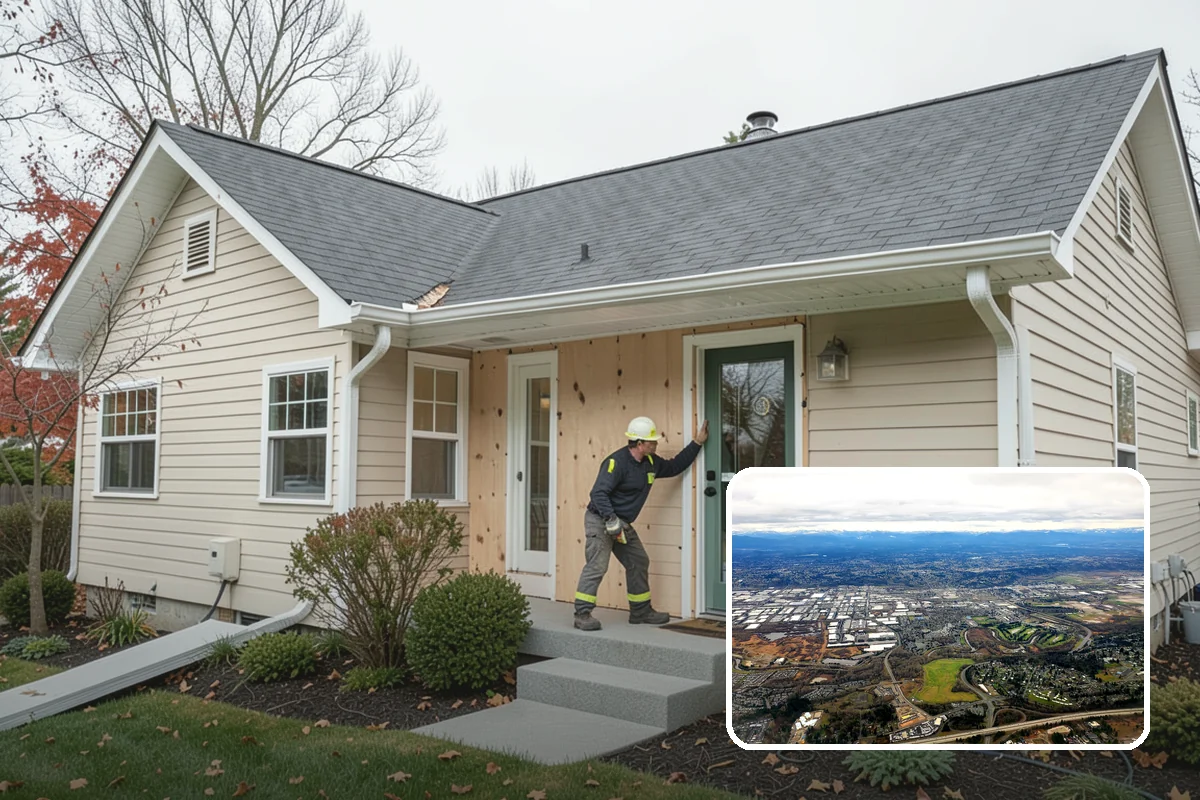 Weatherproofing in Kent, King County, WA - Blocks wind-driven rain intrusion common along Puget Sound