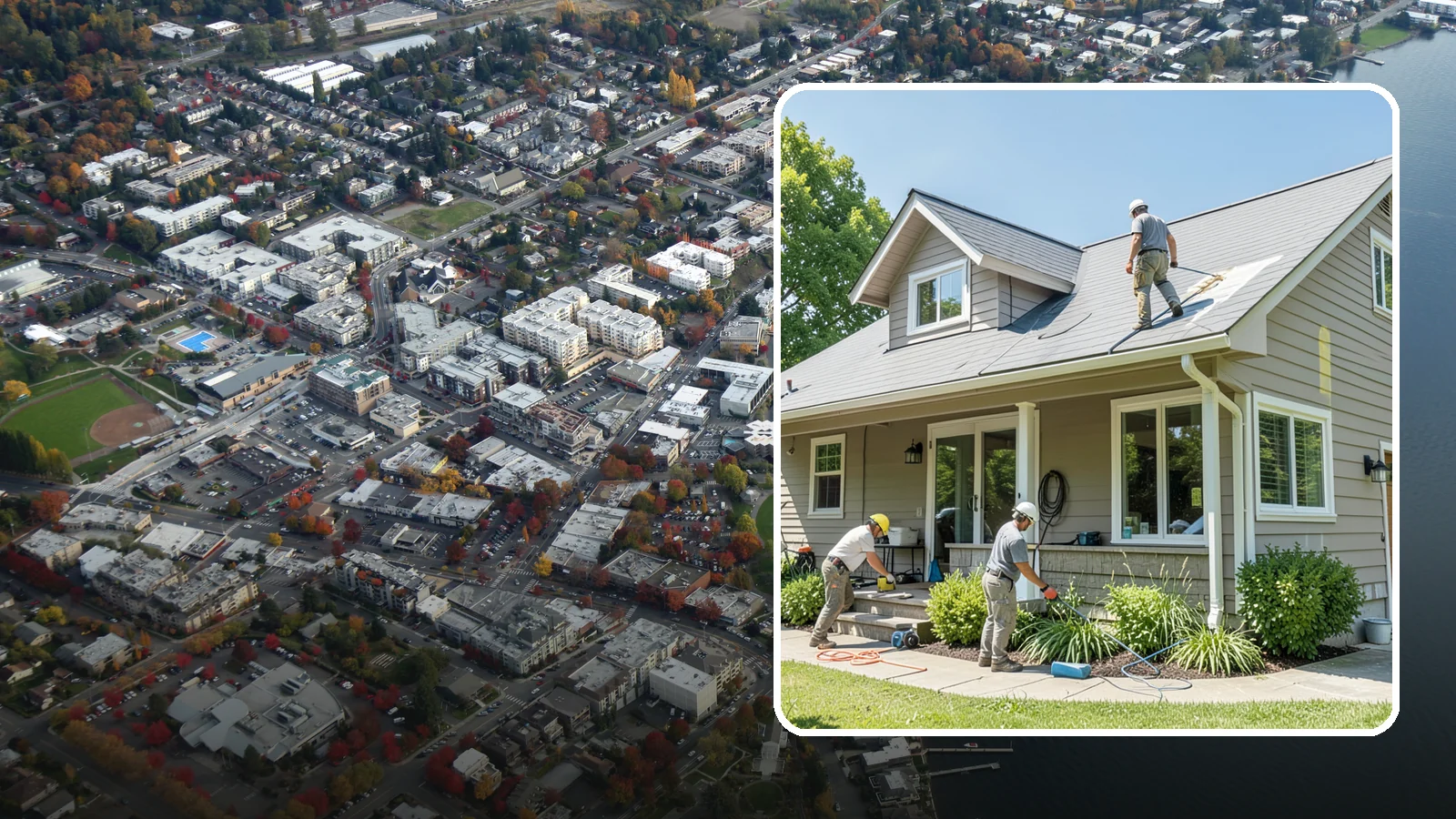 Weatherproofing in Kirkland, King County, WA - Comprehensive weatherproofing that seals your Western Washington home against wind-driven rain and Puget Sound damp.
