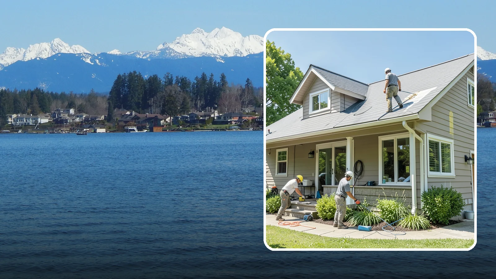Weatherproofing in Lake Stevens, Snohomish County, WA - Comprehensive weatherproofing that seals your Western Washington home against wind-driven rain and Puget Sound damp.