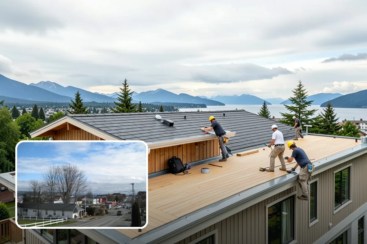 Weatherproofing in Langley, Island County, WA - Blocks wind-driven rain intrusion common along Puget Sound