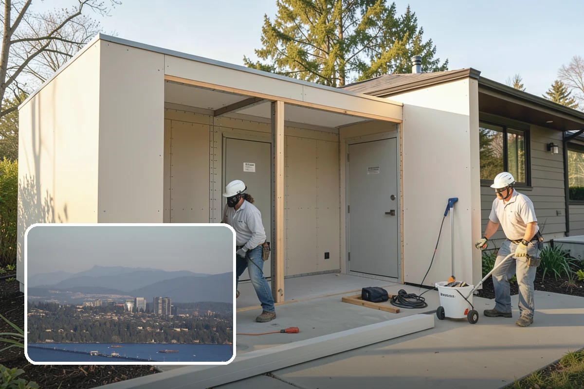 Weatherproofing in Medina, King County, WA - Blocks wind-driven rain intrusion common along Puget Sound