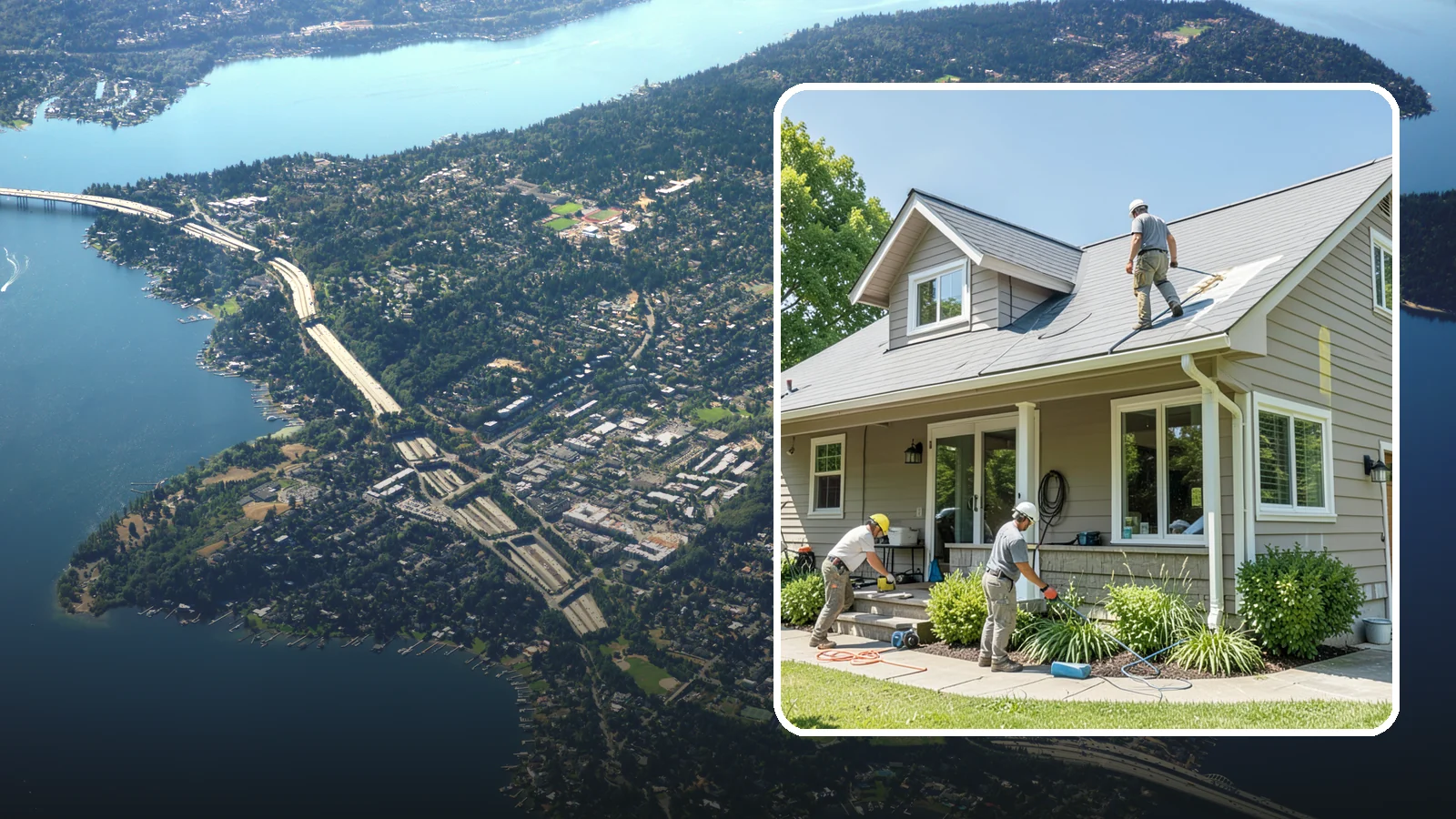 Weatherproofing in Mercer Island, King County, WA - Comprehensive weatherproofing that seals your Western Washington home against wind-driven rain and Puget Sound damp.